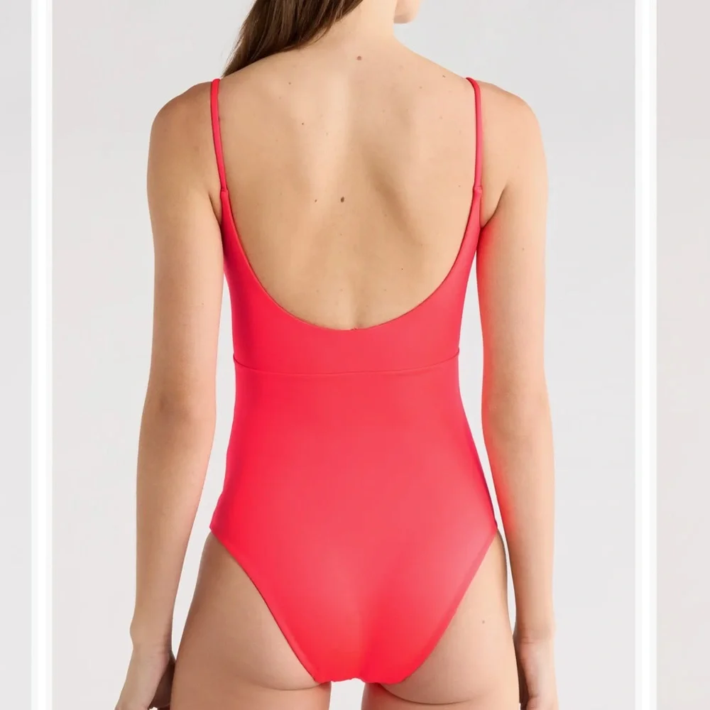 Left on Friday Peak Cutout One-Piece Swimsuit